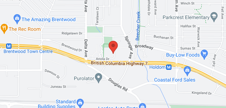 map of 404 2041 BELLWOOD AVENUE